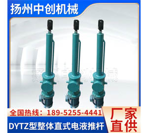 加工定制DYTZ整体微型直式电液推杆电厂矿山平行式分体电液压推杆